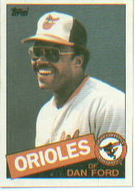 1985 Topps Baseball Cards      252     Dan Ford